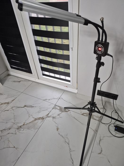 Lampa Kosmetyczna LED–Profesjonalna • Regulacja mocy • Pilot • Statyw