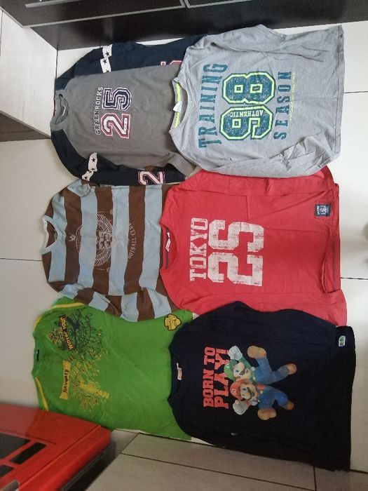 Bluzeczki dla chłopca roz. 158-164 cm, zestaw