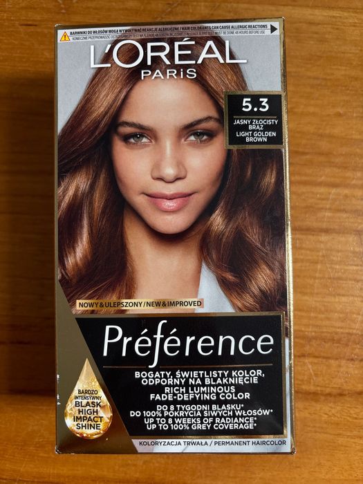 L’Oreal Paris 5.3 jasny złocisty brąz Nowa