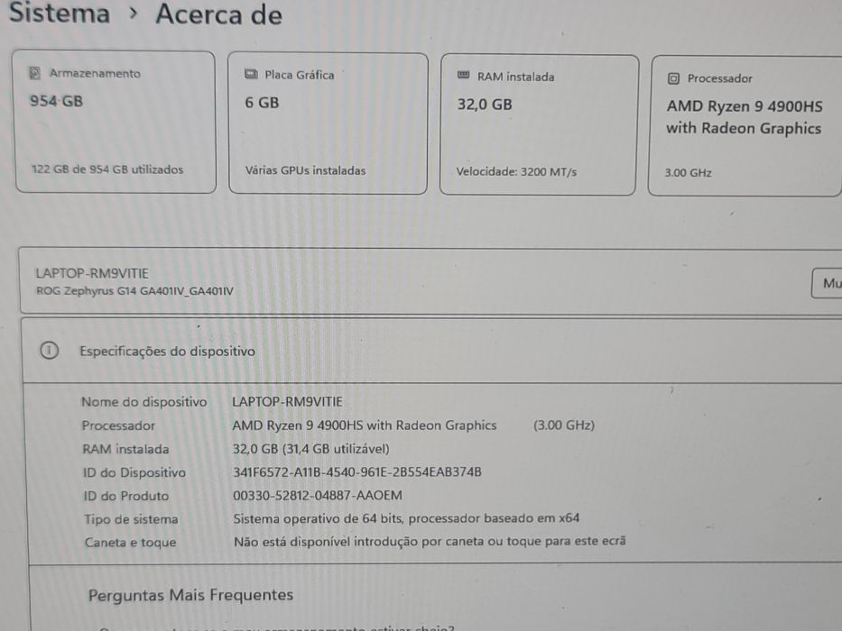 Asus ROG Zephyrus G14 2021