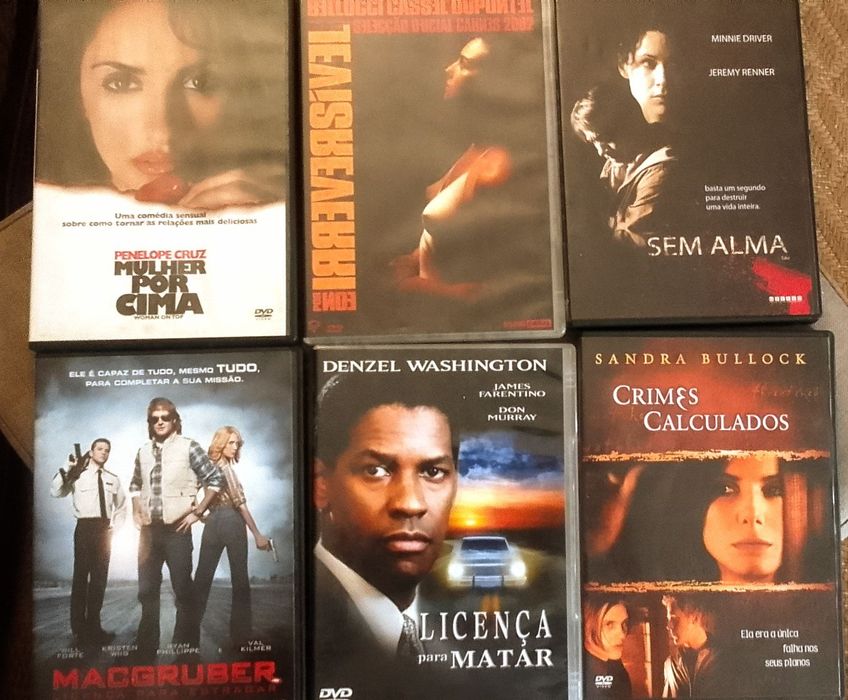 Cinema Qualidade em casa.  Pack 25 Dvds
