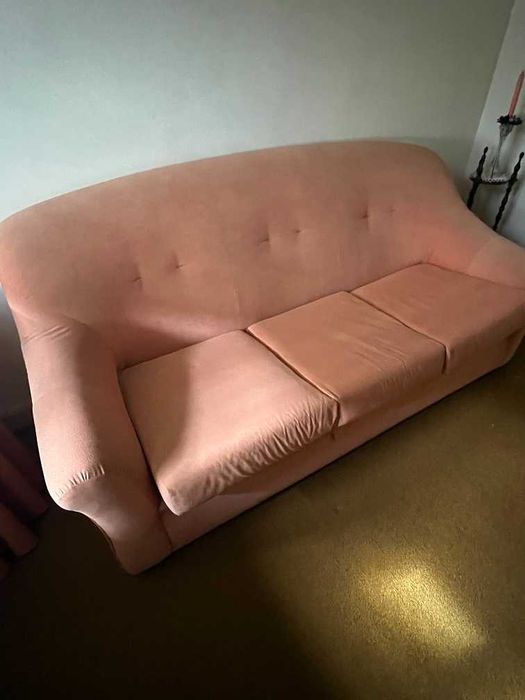 Sofá 3 lugares e cadeirão