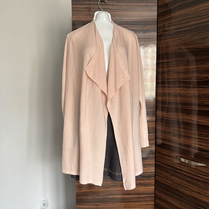 Sweter Reserved roz. M, długi, cienki, różowy