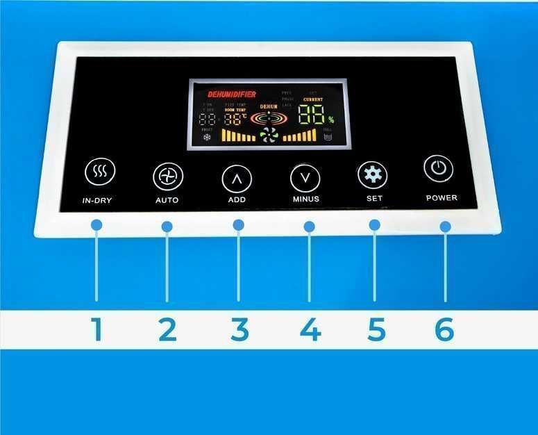 NOWY Przemysłowy OSUSZACZ POWIETRZA 50L/24H Budowlany Na kółkach