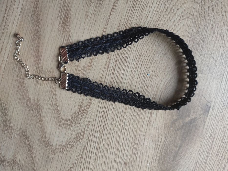 Кружевное украшение на шею чёрное колье Чокер