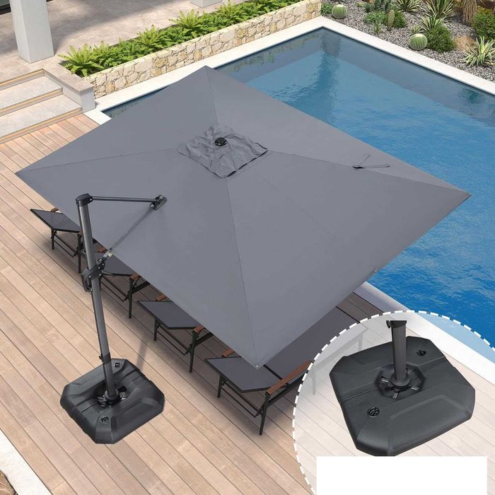 Nowy parasol / ogrodowy / 2,74x3,5m / składany / obrotowy / W758!
