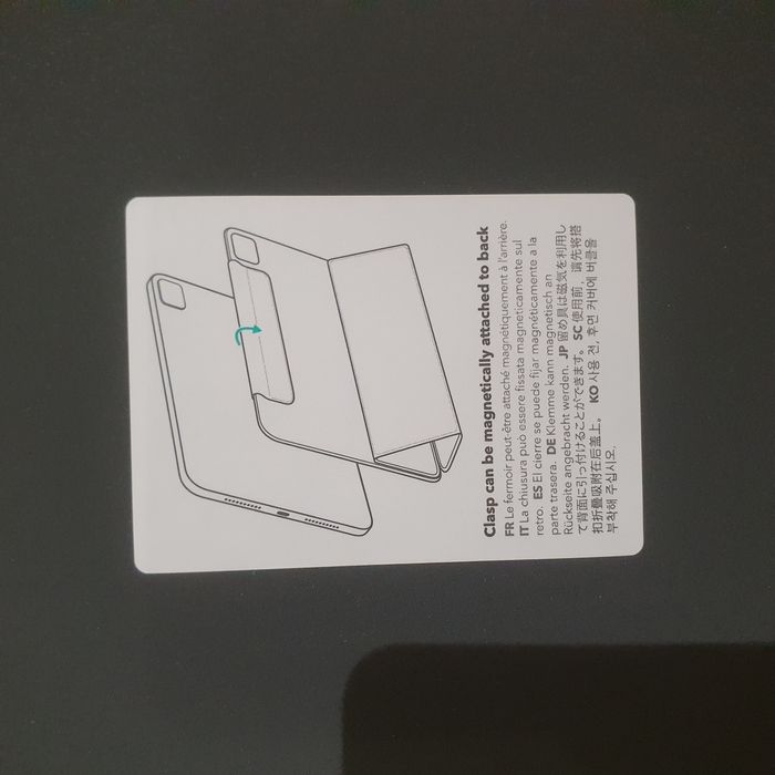 Capa magnética para ipad pro