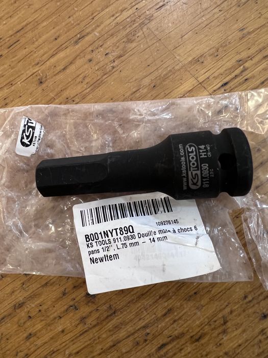 Chave de Caixa de Impacto Allen 14mm KS Tools (1/2") | Douille à chocs