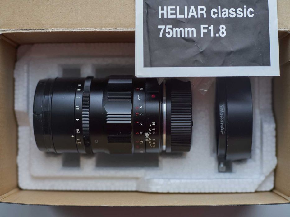 Voigtlander Heliar Classic 75 mm F1.8