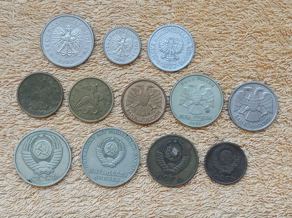 Монеты 10 копеек 1961-1991гг. СССР,  74 шт.