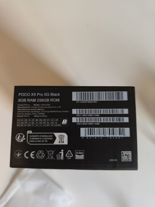 Poco X5 pro 5g Black 8/256 GB