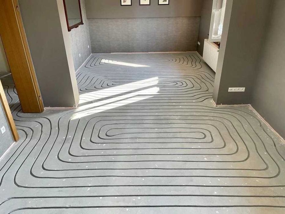 Frezowanie posadzki pod ogrzewanie podłogowe