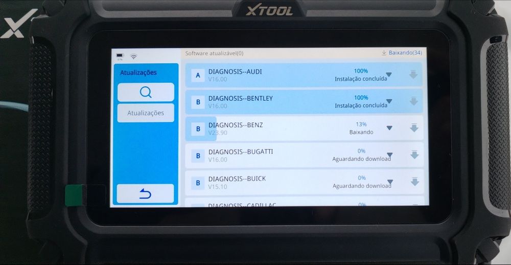 Scaner, ferramenta de diagnóstico automóvel profissional marca XTOOL