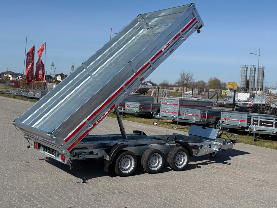 Przyczepa wywrotka na 3 strony+NAJAZDY TEMARED TIPPER 4020/3 DMC:3.5T