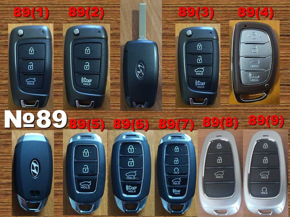 (№89) Корпус ключа Hyundai Хюндай