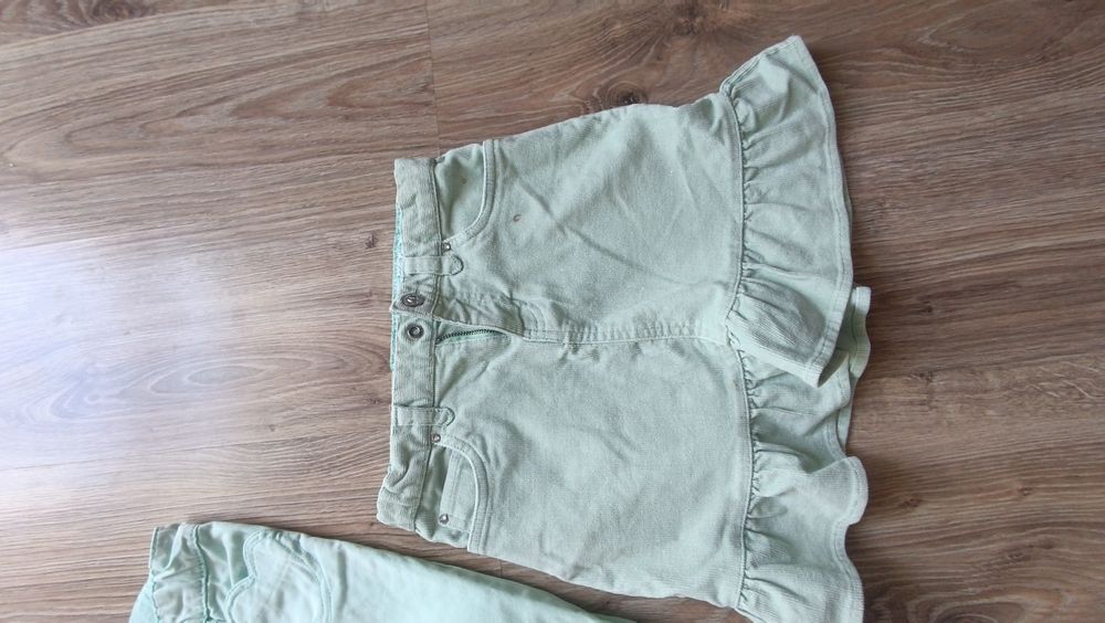 Spodnie i spódniczka H&M gap 134/128