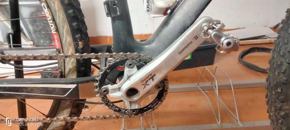 Bicicleta Cube suspensão total tamanho M