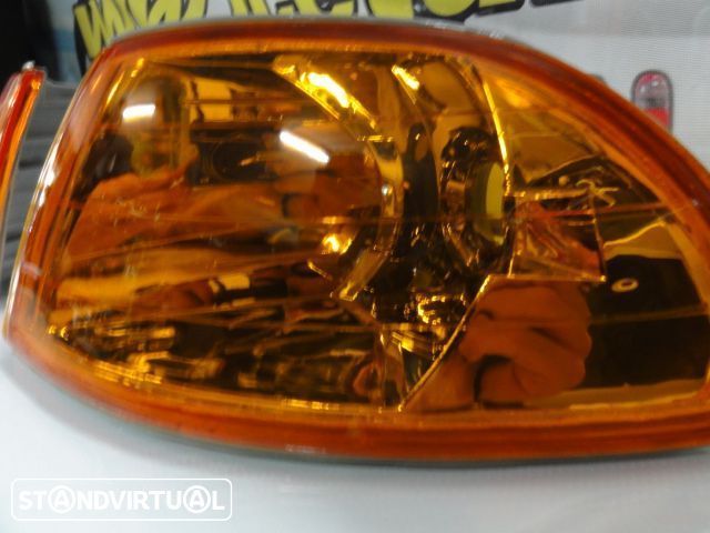 Piscas frontais + lâmpadas de pisca diaden vision para HONDA CIVIC 92-95 4 Portas EG8, EG9, EH8, EH9 fundo laranja Euro Look