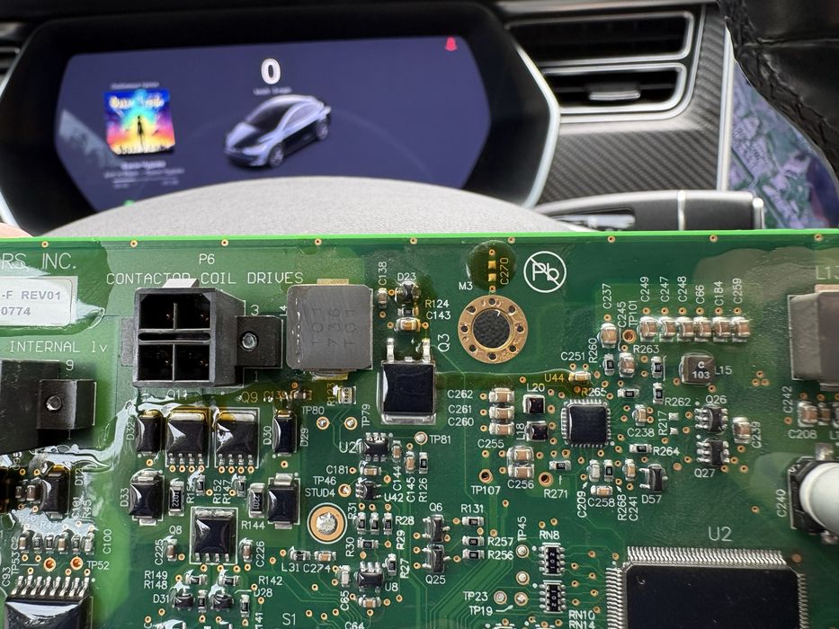 Головна плата BMS акумулятора Tesla model X 100kwt