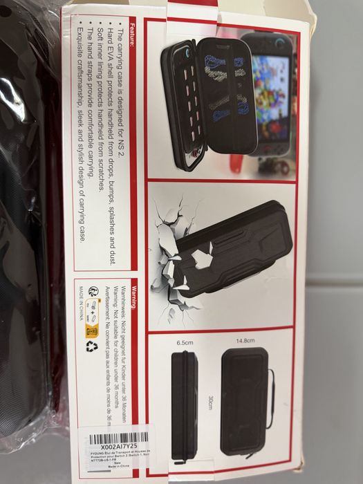 Bolsa de Transporte Rígida para Nintendo Switch 2