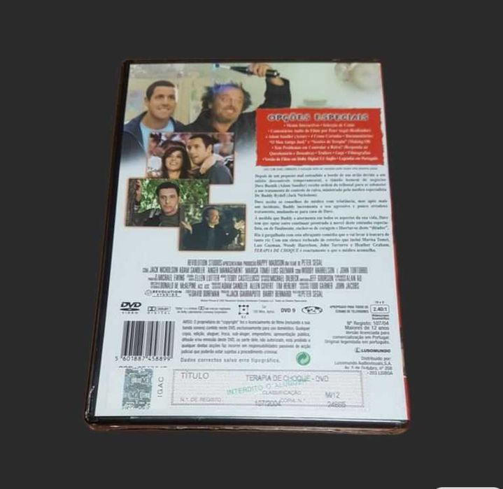 TERAPIA DE CHOQUE (Jack Nicholson/Adam Sandler) NOVO