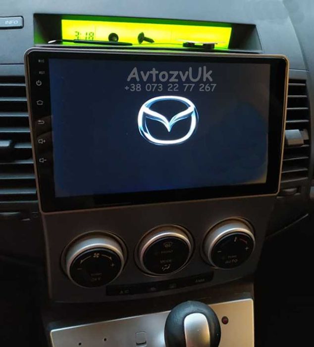 Магнитола MAZDA 5 Мазда DVD TV GPS USB 2 din дин CarPlay Android 15