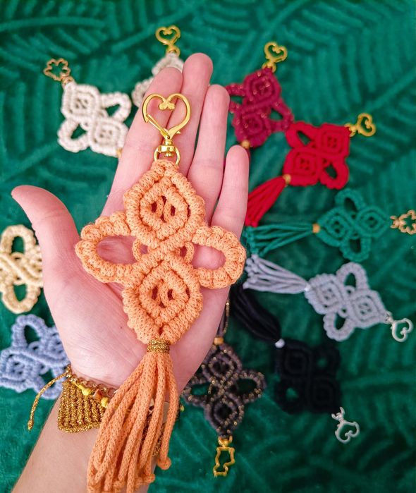 Breloki w stylu Boho, na szczęście koniczyn,serce,kot, prezent. Różne