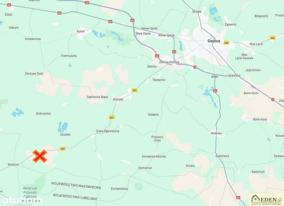 Na sprzedaż działka w Oleśnicy, gm. Wodynie - Widok 5
