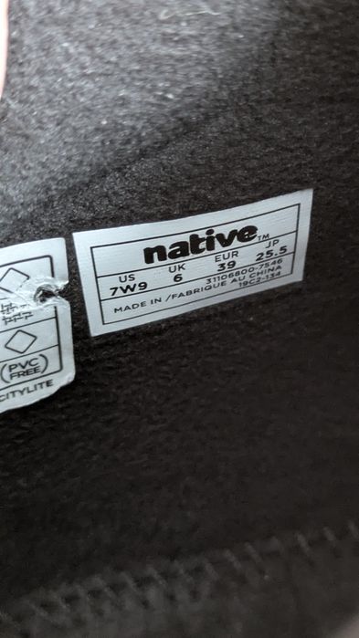 Черевики чоловічі Native Fitzsimmons Citylite Yellow