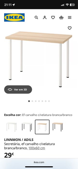 Secretaria Linmon Ikea