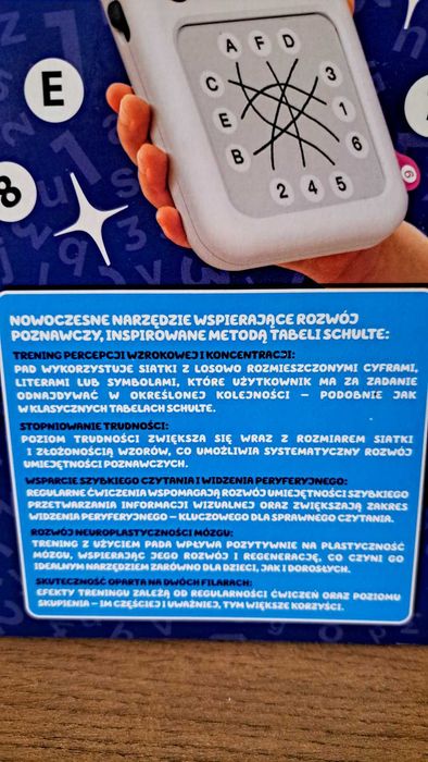 Pad edukacyjny / Gra karciana do ćwiczenia koncentracji Ele Fun