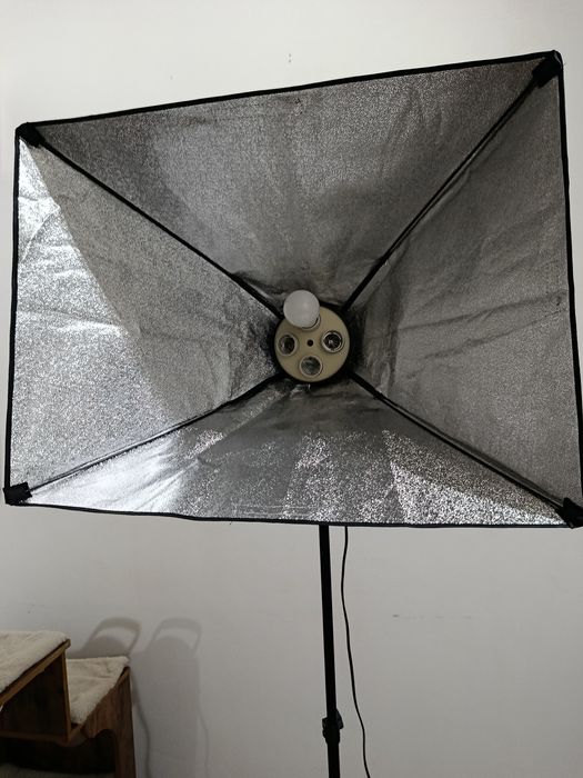 Softbox de fotografia com tripé ajustável – 173 cm