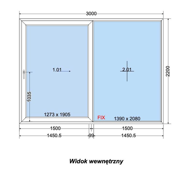 Drzwi przesuwne SmartSlide 3000x2200mm, dolnośląskie, cała Polska + EU