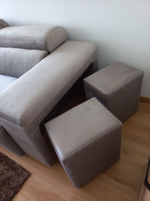 Sofá - Chaise Long Esquerdo c/ Assentos Relax