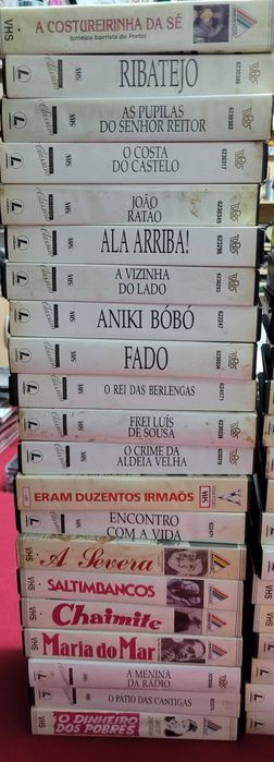 VHS filmes marcantes cinema português diversas décadas
