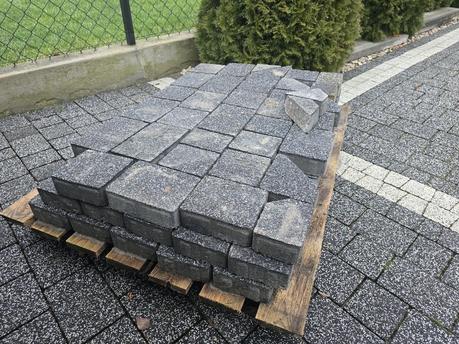 Kostka brukowa płukana Polbruk Trento 6 cm grafitowa