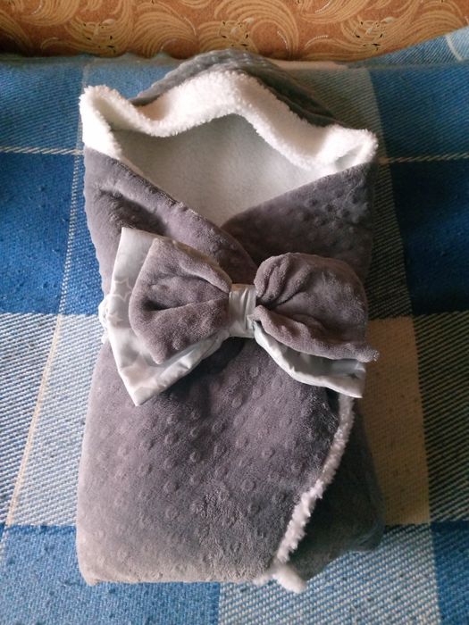Конверт зимний для новорожденного