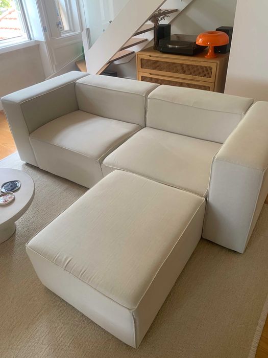 Sofá modular KIPLI ARIA + pouf