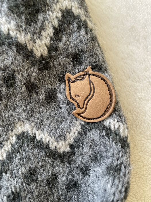 Fjallraven Ovik - Ciepły wełniany sweter męski M