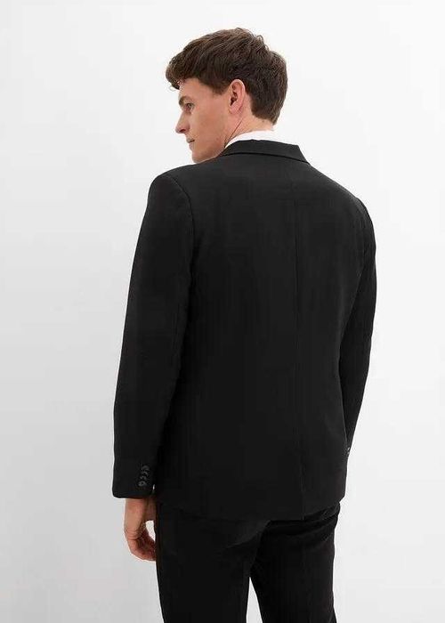 Marynarka męska czarna slim fit