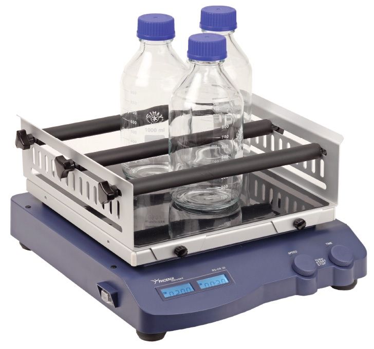 Wytrzasąsarka laboratoryjna Phoenix Laborschüttler RS-OS 20 ze stojaki