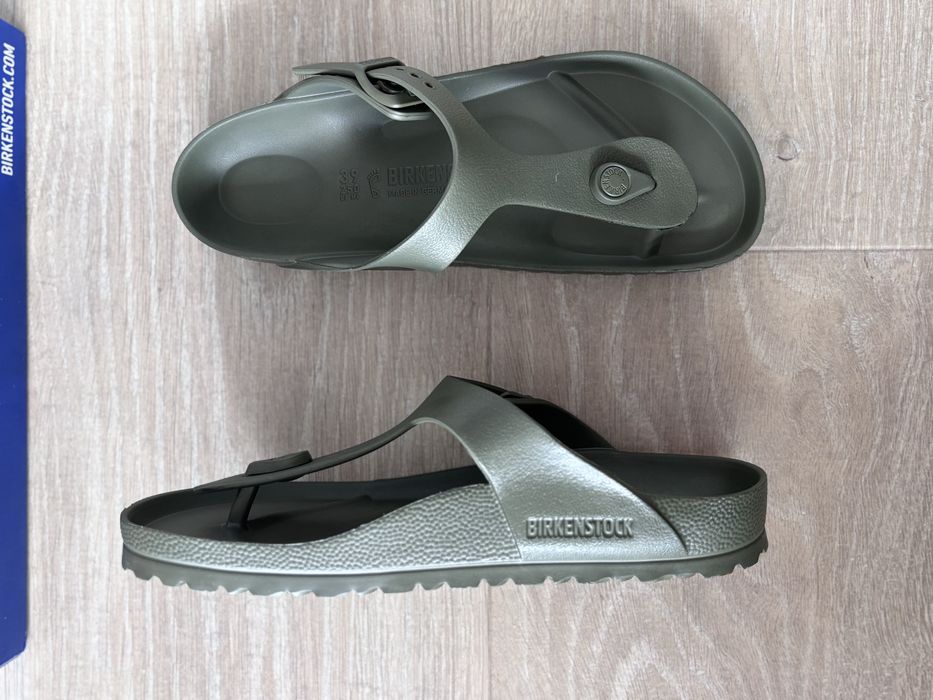 Japonki Birkenstock khaki pianka 39 NOWE