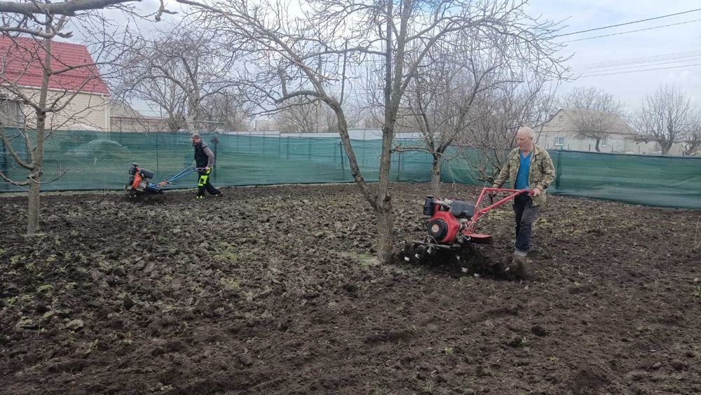 Культивация ПОКОС ТРАВЫ  вспашка