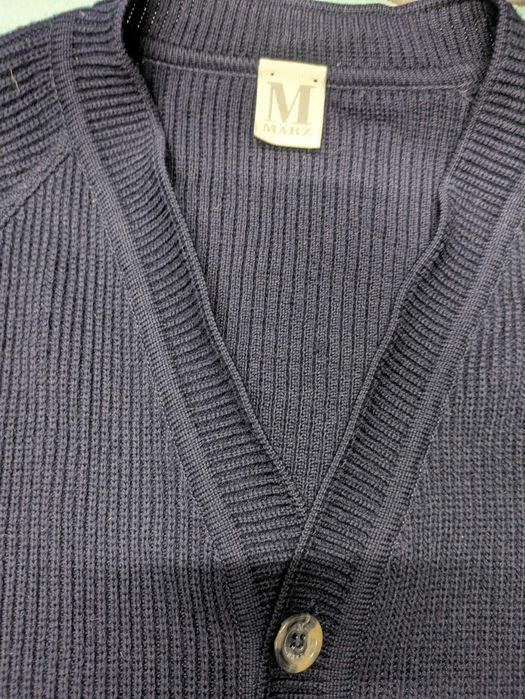 März Maerz München XL 100% VirginWool gruby kardigan premium stan igła