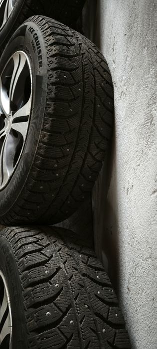 Комплект шини Bridgestone Ice Cruiser + диски титанові
