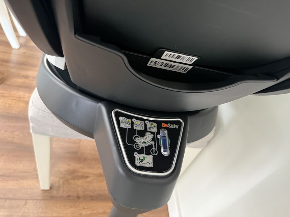 Fotelik besafe izi twist i-size 6m-4lata obrotowy tyłem