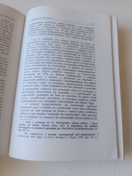 Direito constitucional Canotilho