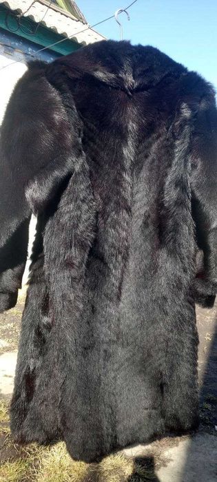Шуба натуральна,чорна, недорого