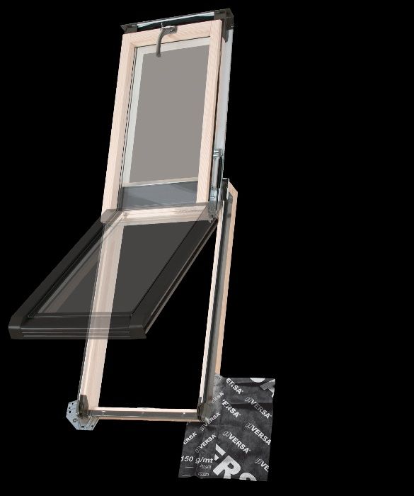 Trzyszybowy wyłaz dachowy Okpol Versa ISWX I22 55x78 + kołnierz