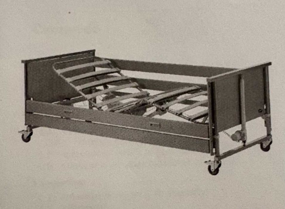 Cama Articulada Elétrica Invacare Medley Ergo + Colchão Anti-Escaras